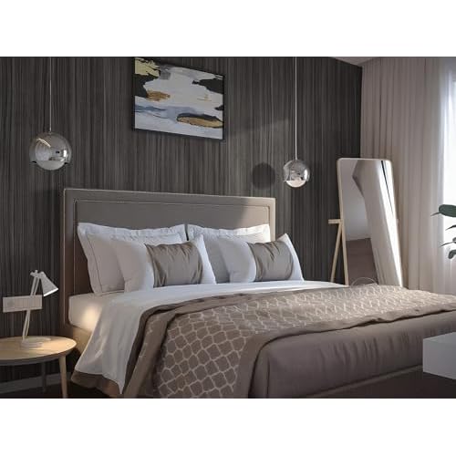 Heroad Wood Contact Paper Grey Wood Grain Contact Paper for Cabinets Countertops Peel and Stick Wallpaper Waterproof Self-Adhesive Decoration Thicken Vinyl 15.7''x118''