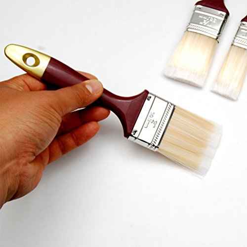 2 inch, 1.5 inch, 1 inch Paint Brushes Designed Latex or Oil Based Paints for Indoor or Outdoor with Comport Handle (3 Pack)