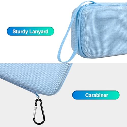 BOVKE Carrying Case for iHealth Track Smart Upper Arm Blood Pressure Monitor, iHealth Bluetooth Blood Pressure Machine Case, Blue