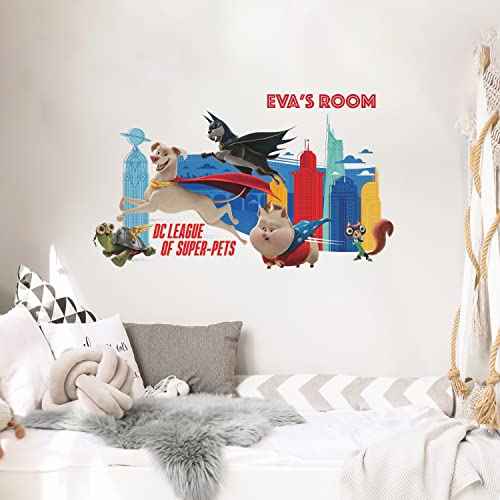 RoomMates RMK5263GM DC Super Pets Peel and Stick Giant Wall Decals