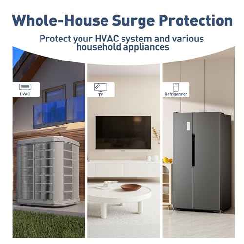 AG3000 HVAC Surge Protector 120/240V ? Universal Mini Split Surge Protective Device with TPMOV Technology, Type 4X Watertight Enclosure, LED Status Indicator, Comprehensive Surge Protection