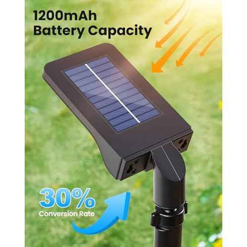 1-Second Install Solar Fence Lights, 360¡Æ Adjustable Clip on Solar Lights for Fence, 60 LEDs 600LM Motion Sensor Security Light for Fence, Yard, Deck, Camping(4 Pack)