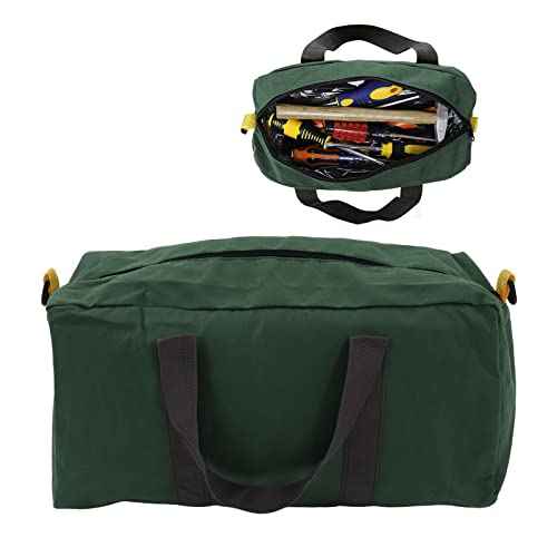 Large Capacity Tool Bag, Multifunction Hand Tool Storage Carry Bags Portable Tool Tote Bag Metal Toolkit for Storage Wrench, Screwdrivers (20 Inch)