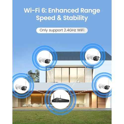 ZOSI WiFi 6 2K Add-on Camera,3MP Plug-in Security Camera with Power Supply,Night Vision,2 Way Audio,Only Compatible with Same Brand Wi-Fi 6 NVR Recorder System Model:ZR08WU,ZR08WS,ZR08PP