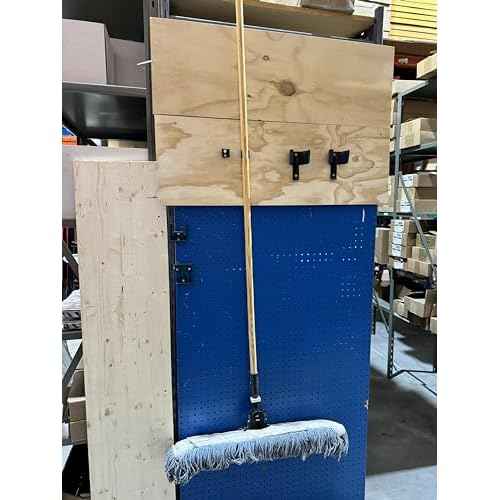 StealthMounts Mop Broom & Yard Tool Holders -10 Pack | Mop and Broom Holder Wall Mount | Broom Hanger Wall Mount