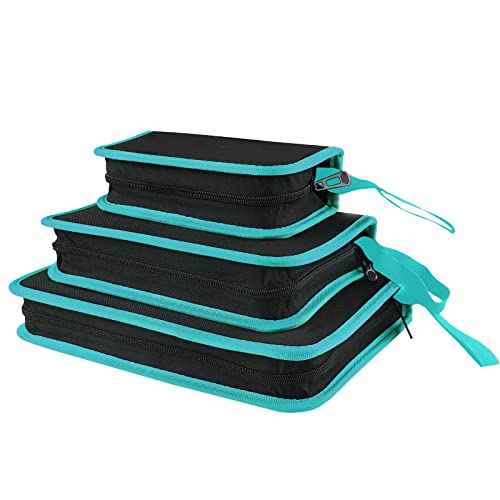 Andux Portable Tool Bag Tool Kits Organizer Storage Pouch Tool Case with Zipper WJSNB-02 (Green edge,L)