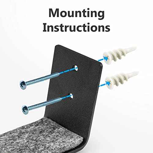 Alpinista Snowboard Wall Mount Display, Solid Aluminum Snowboard Mount Wall for Home and Garage Snowboard Storage and Surfboard