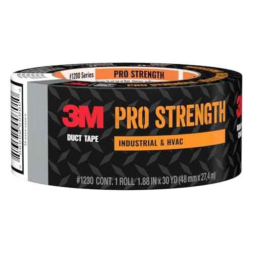 3M Pro Strength Duct Tape Industrial & HVAC, 1.88 inches by 30 yards, 1230-C, 1 roll