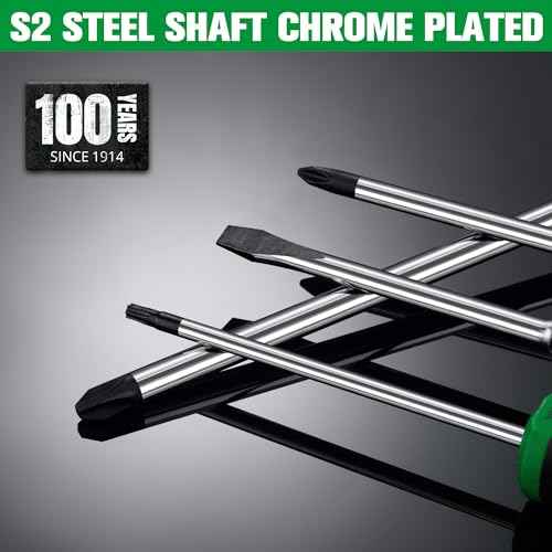 SK 7-Piece Magnetic Screwdriver Set, Includes Slotted/Phillip/Star Screwdrivers, S2 Steel, SureGrip Handle