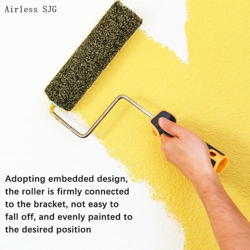 Airless SJG-9" Drywall Compound Roller Cover | Drywall Texture Roller Brush (1 Piece)
