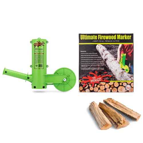 THE MINGO Marker Firewood Measuring Tool - Chainsaw Firewood Marking Tool With 18 Inch Marking Wheel - Log Paint Marker -Firewood Measuring Tool - Logging Tools (Mingo Marker With 18" Wheel)
