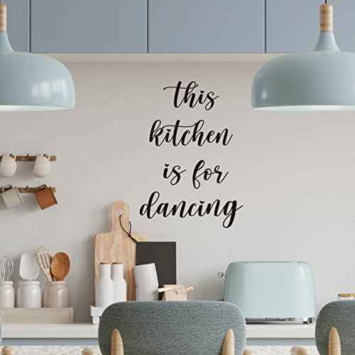 This Kitchen is for Dancing Kitchen Wall Decal Vinyl Wall Art Decals Home Decals Kitchen Decor