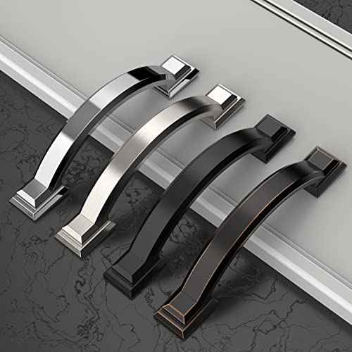 Asidrama 25 Pack 3 Inch(76mm) Brushed Satin Nickel Kitchen Cabinet Handles, Cabinet Pulls Kitchen Cabinet Hardware for Cupboard Drawer Pulls