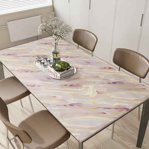 CRE8TIVE Matte Gold Pink Marble Contact Paper 12"x80" Liquid Marble Wallpaper for Kitchen Countertop Peel and Stick Wallpaper Removable Self Adhesive Vinyl Warp for Bathroom Cabinets Desks Table Tops