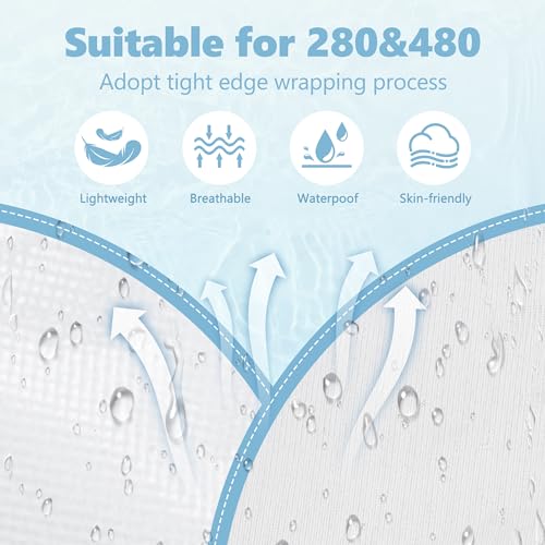 Funmit Pool Spa Zippered Bags Replacement for Polaris 280, 480 Pool Cleaner All Purpose Filter Bags K13 K16 (2 Pack)