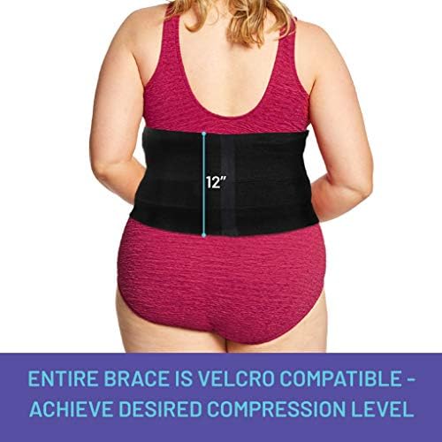 Everyday Medical Plus Size Post Surgery Abdominal Binder I Bariatric Stomach Wrap I Hernia Support for Men and Women I Obesity Girdle great for Liposuction, Postpartum, C-section, Hernia-Size Wide 3XL
