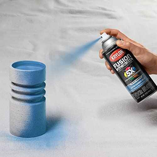 Krylon K02940007 Fusion All-In-One, Satin, Harbor Blue, 12 oz.
