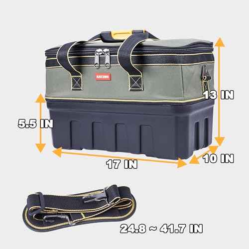 Tool Box, Innovative design with half plastic and half fabric, convenient for Tool storage and Portable tool box