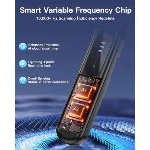 2025 6-in-1 Hidden Camera Detectors, Advanced Camera Detector, GPS Tracker Detector, 6 Mode Hidden Bug and Camera Detector for Travel, Car, Bathroom,Office, Hotel