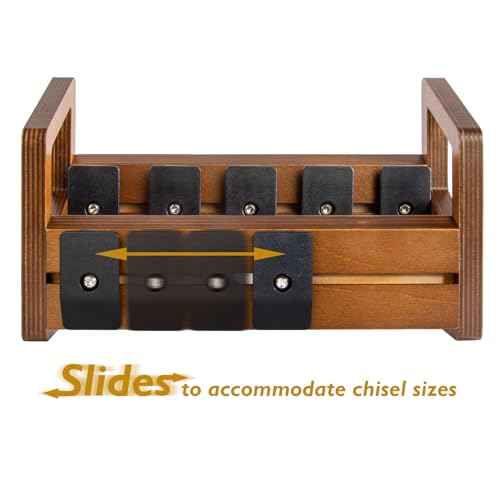 Modular Chisel Storage Rack for Woodworking Workshop Tool Orghanization