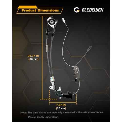 Sliding Door Cable, Compatible with 2011-2020 Toyota Sienna, Rear Right Passenger Side, Auto Door Spool Control Wiring Repair Kit, Power Sliding Door Wire System, w/o Motor, Replace# 85016-08010