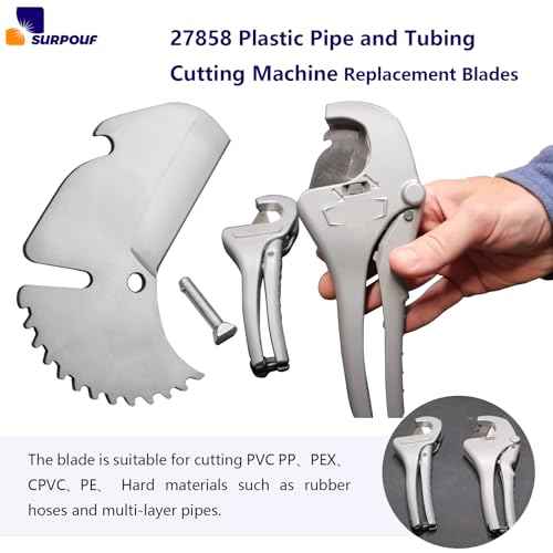 RC-1625 Blade,27858 Plastic Pipe And Tubing Cutter RC-1625 Replace Blade Compatible with RIDGID 1/8" to 1-5/8" Plastic Pipe And Tubing Cutter (2 Pack)