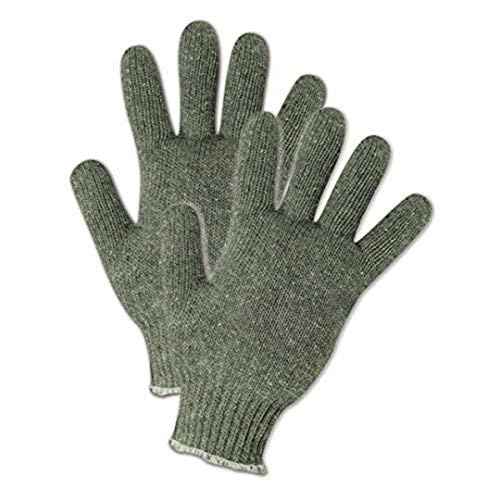 MAGID G168 Greyt Shadow G168/G168C Knit Gloves, Cotton Poly Blend, Men's (Fits Large), Gray (Pack of 24)