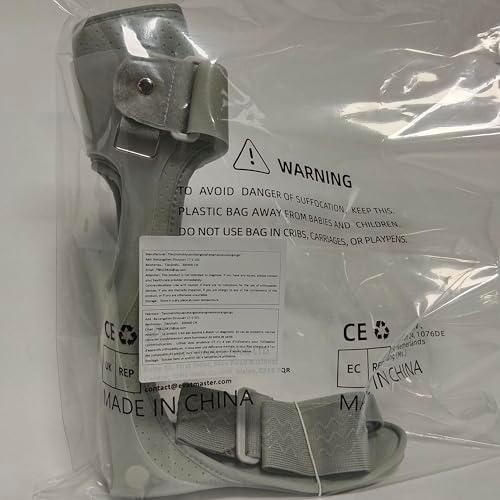 AFO Foot Drop Brace Ankle Foot Orthosis Medical Afo Walking with Shoes for Stroke Hemiplegia (XL-Right)