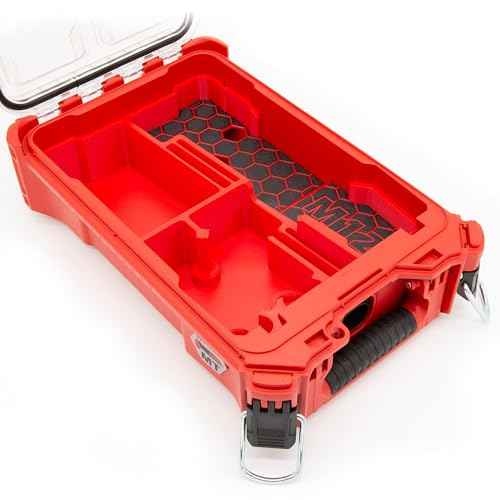 Packout Compact Tool Organizer for 2526-20 M12 Fuel Brushless Milwaukee Oscillating Multi-Tool, Accessories and Batteries for Enhanced Protection. "BOX AND TOOLS NOT INCLUDED"