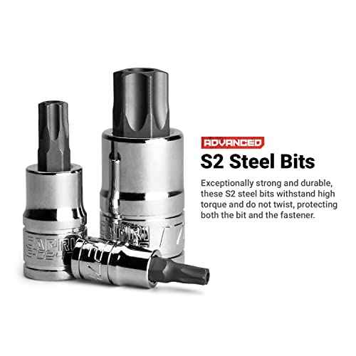 Capri Tools TP55 Star Plus Bit Socket, 3/8 in. Drive