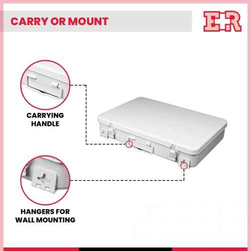 Ever Ready First Aid Metal Case, No.36 ? 14¡± x 10¡± x 2.5¡±