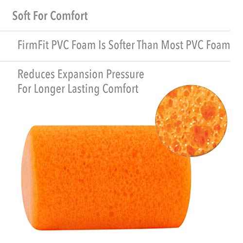 Howard Leight by Honeywell FirmFit Disposable Foam Earplugs, Polybag, 200-Pairs (FF-1) , Orange