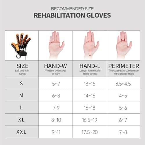 Both Hands Rehabilitation Robot Gloves, 2024 Electric Hand Function Equipment, Stroke Hemiplegia Fingers Recovery Massage Therapy, Finger Robot Rehab Gloves