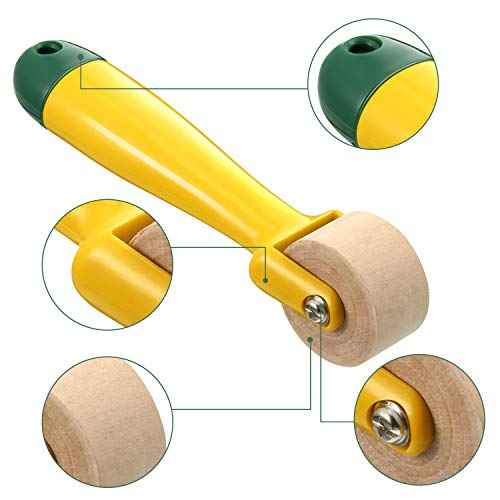Quilting Seam Roller, Sewing Seam Wallpaper Roller with Easy to Grip Handle for Quilting, Sewing, Print, Ink, Wallpaper, Home Decoration(2)
