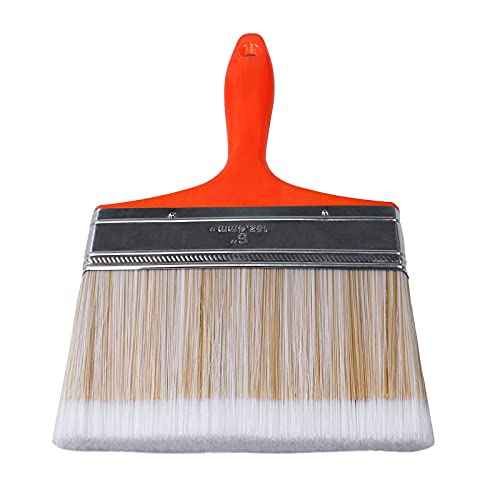 Large Paint Brush 6 Inch, Soft Tip Paint Brushes for Walls, Brush for Painting, Quick Decking, Fence, Walls and Furniture Paint Application for Painting Walls, Oil Paint Brush