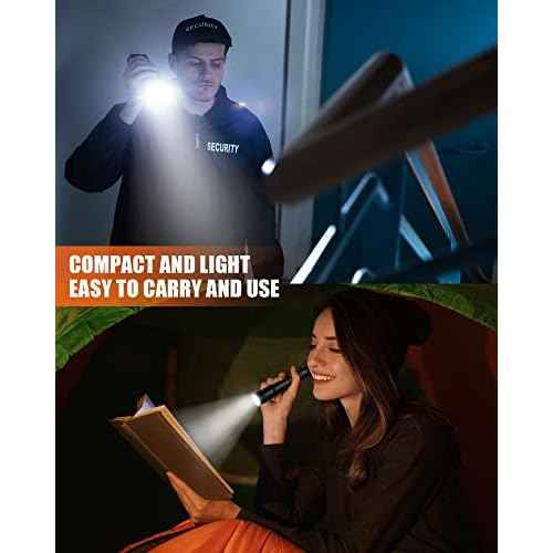 Vinsot 20 Pack LED Pen Lights Bulk Large Pen Light Flashlights Pocket 5.12 Inch LED Torch with Clip Aluminum Waterproof Flashlight for Nurses Hospital Outdoor Camping Emergency Hiking