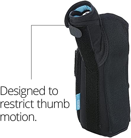 Ossur Formfit Thumb Spica Brace for DeQuervain’s Tendonitis, Arthritis and Gamekeeper’s Thumb | Features Removable Aluminium Stays & Contact Closure Straps | Breathable Material | (Left, Medium)