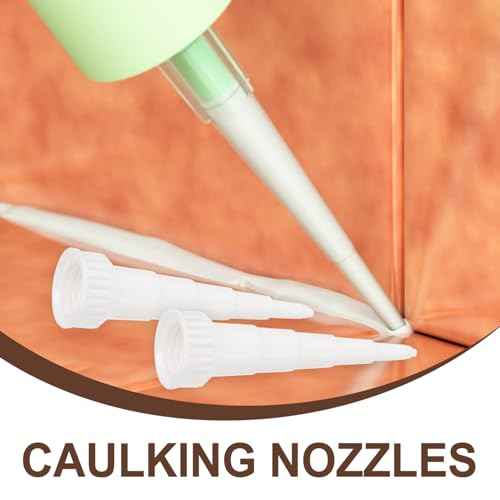4pcs Snip Tip Applicator Tips Adhesive Tube Tips Cap Rubber Applicator Spray Nozzle Caulk Cap Replacement Caulking Finishing Tools for Household Painting Supplies