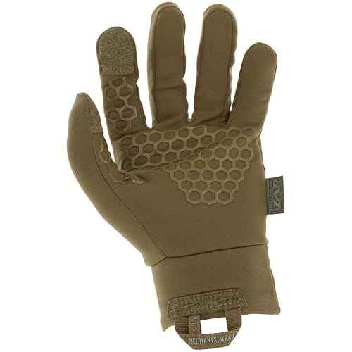 Mechanix Wear ColdWork Base Layer Winter Work Gloves - SoftShell Micro-Fleece Glove Liner - Secure Grip - Touchscreen Compatible - Machine Washable - Large - Coyote Brown