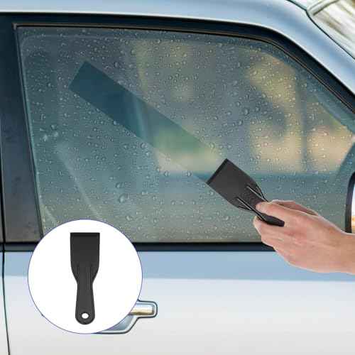 5 pcs 2 Inch Flexible Plastic Paint Scraper Plastics Putty Knife for Spackling Patching Plastic Scraper for Taping Drywall Spreading Painting Wall Scratching