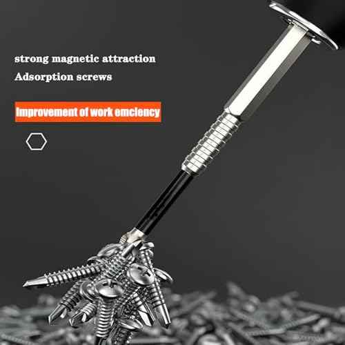 High-Magnetic Screwdriver Drill Bit,k5 Impact Resistant Non Slip bit,Strong Magnetic Durability Screwdriver Drill Bit Set,Anti-Slip Magnetic Electric Screwdriver Set,50 65 75 100 120 150mm (3*Sets)