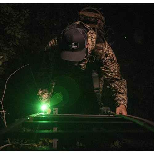 High Tech Wearable LED Flashlight - Rechargeable Fingerlight - 3 Light Modes - IPX7 Weather Resistant - USB-C Charging - Custom Fit Ring - Long Lasting Battery - Black