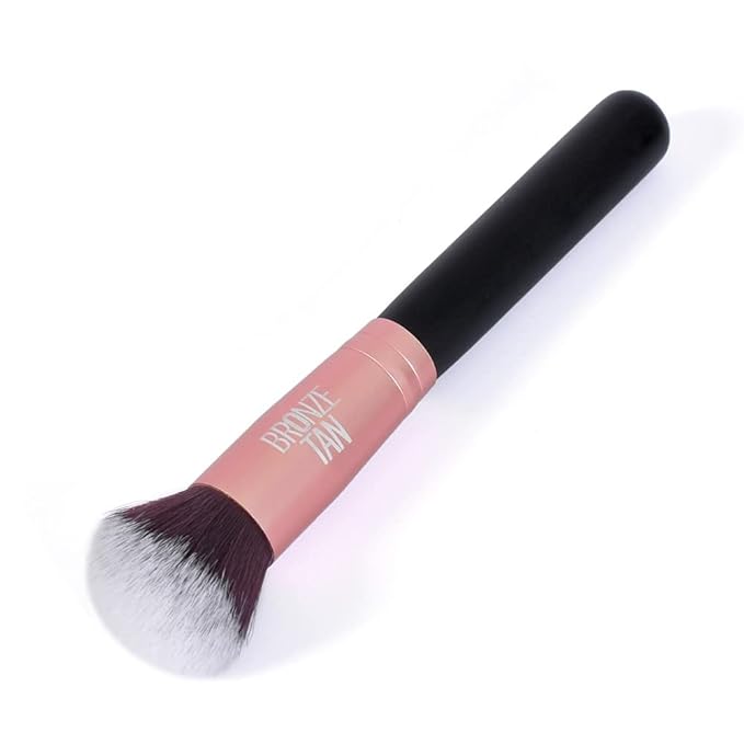 Bronze Tan Self Tanning Brush for Face and Kabuki Self Tanner Brush for Sunless Tanner - Self Tan Applicator for Face - Self Tanning Face Brush - Substitute for Face Tanning Mitt