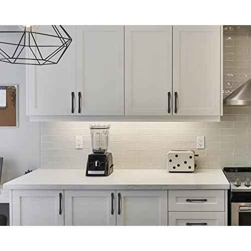 Asidrama 10 Pack 6.3 Inch(160mm) Matte Black Kitchen Cabinet Handles, Cabinet Pulls Kitchen Cabinet Hardware for Cupboard Drawer Pulls