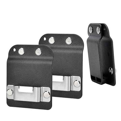 2 Pack TapeCatcher, Tape Measure Holder for Belt, Low-Profile Tape Measure Belt Clip, Fits up to 2" Tool Belt, Tape Accessories
