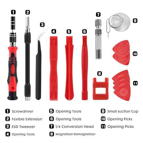115 in 1 Precision Screwdriver Set - Micro Screwdriver Set, Computer Tool Kit Electronics Tool Kit for Phone Computer PC PS4 PS5 Repair