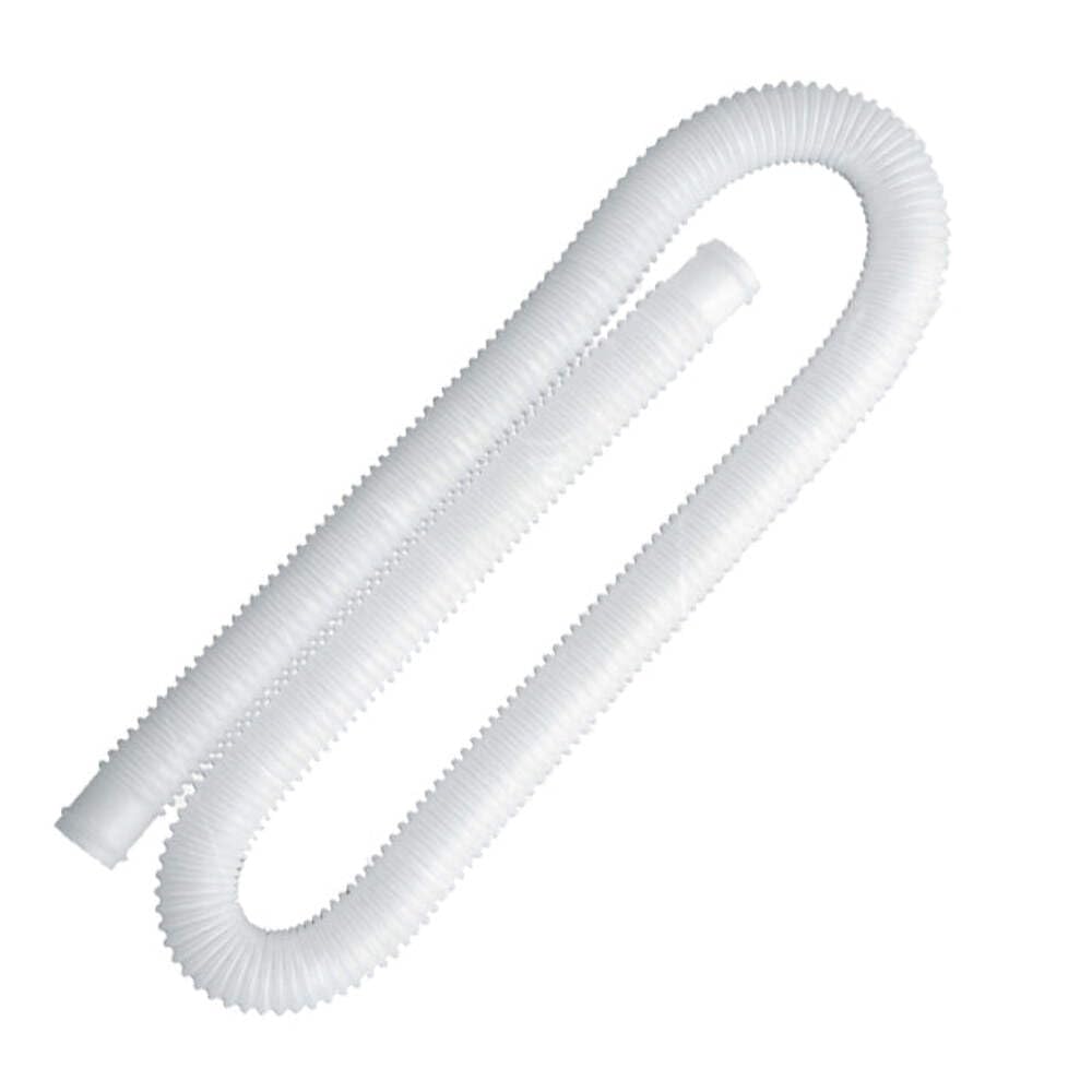 Intex 1.25" Diameter Easy to Install Accessory Pool Pump Replacement Hose, 59" Long for Intex Models 607 and 637, 2 Pack, White