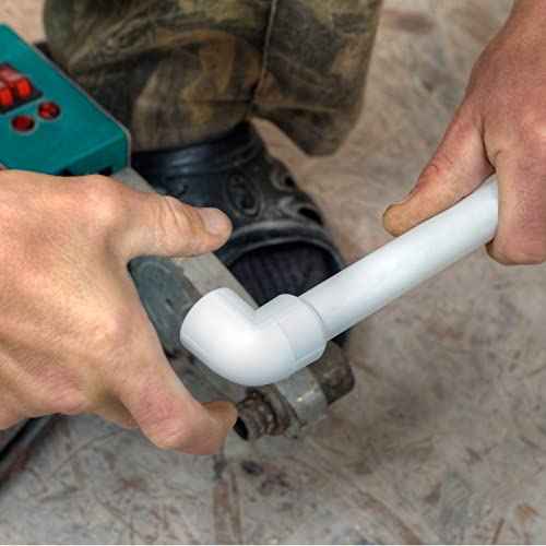 Xuniea 42 Pieces 1 Inch PVC Pipe Fittings Elbow Set Tent Connection Tee Heavy Duty PVC Elbow Fittings for Greenhouse Shed Pipe, Furniture Build and More