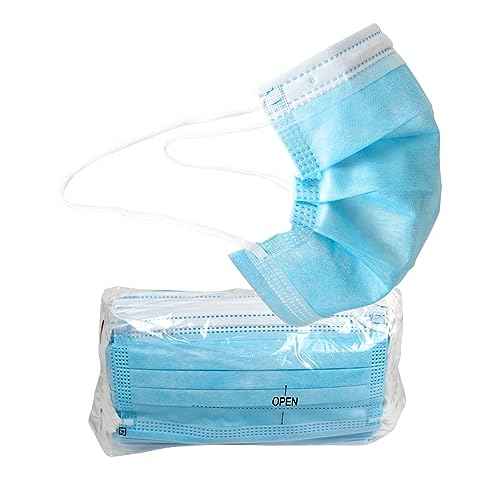 Pac-Dent MASKT-06-A iMask Premium ASTM Level 3 Face Mask, Blue, Pack of 50