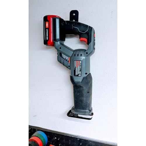Heavy Duty Garage J Hooks - 4-Pack Wall Mount Organizer for Shop, Tools, Bike, Ladder with Installation Kits